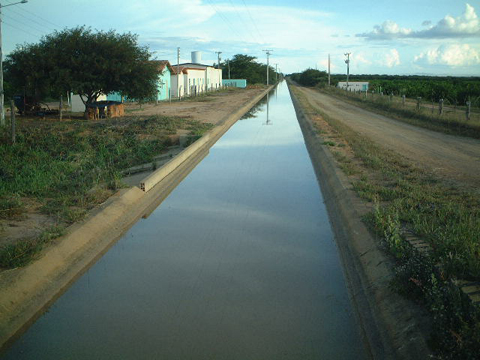 本事業で整備された灌漑施設（2次用水路）