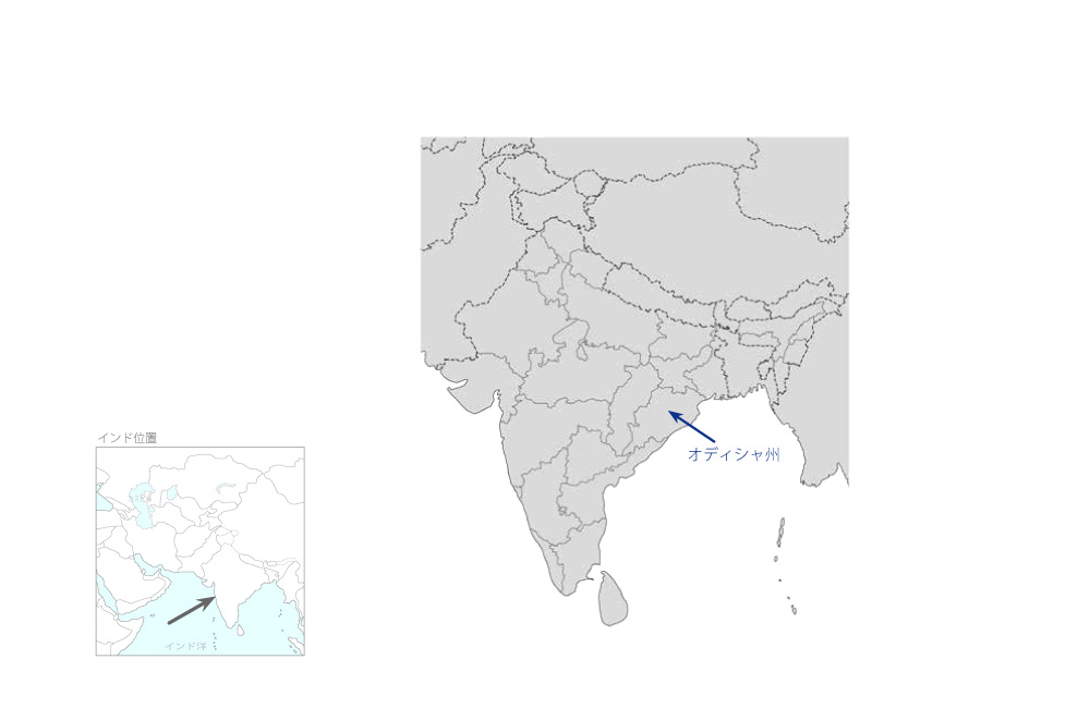 レンガリ灌漑事業フェーズ2の協力地域の地図