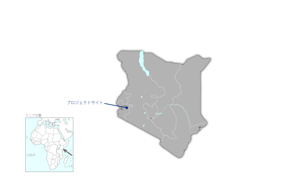 ソンドゥ・ミリウ水力発電事業（2）の協力地域の地図