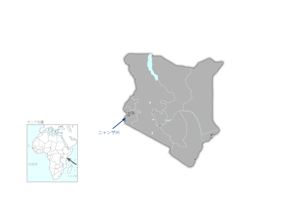 ソンドゥ・ミリウ／サンゴロ水力発電所建設事業の協力地域の地図