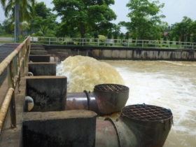 ムダ川からの灌漑用水の供給
