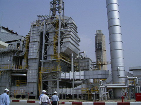 この事業で設備の拡張・更新を行ったパキスタン肥料公社ダウドケル工場