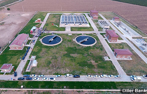 ハタイ県レイハンル市の下水処理場。ハタイ水道公社（HATSU）により開催されたオープニングセレモニー時の様子。（2017年12月）（写真提供：イルラー銀行）