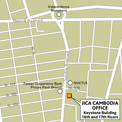 カンボジア事務所地図
