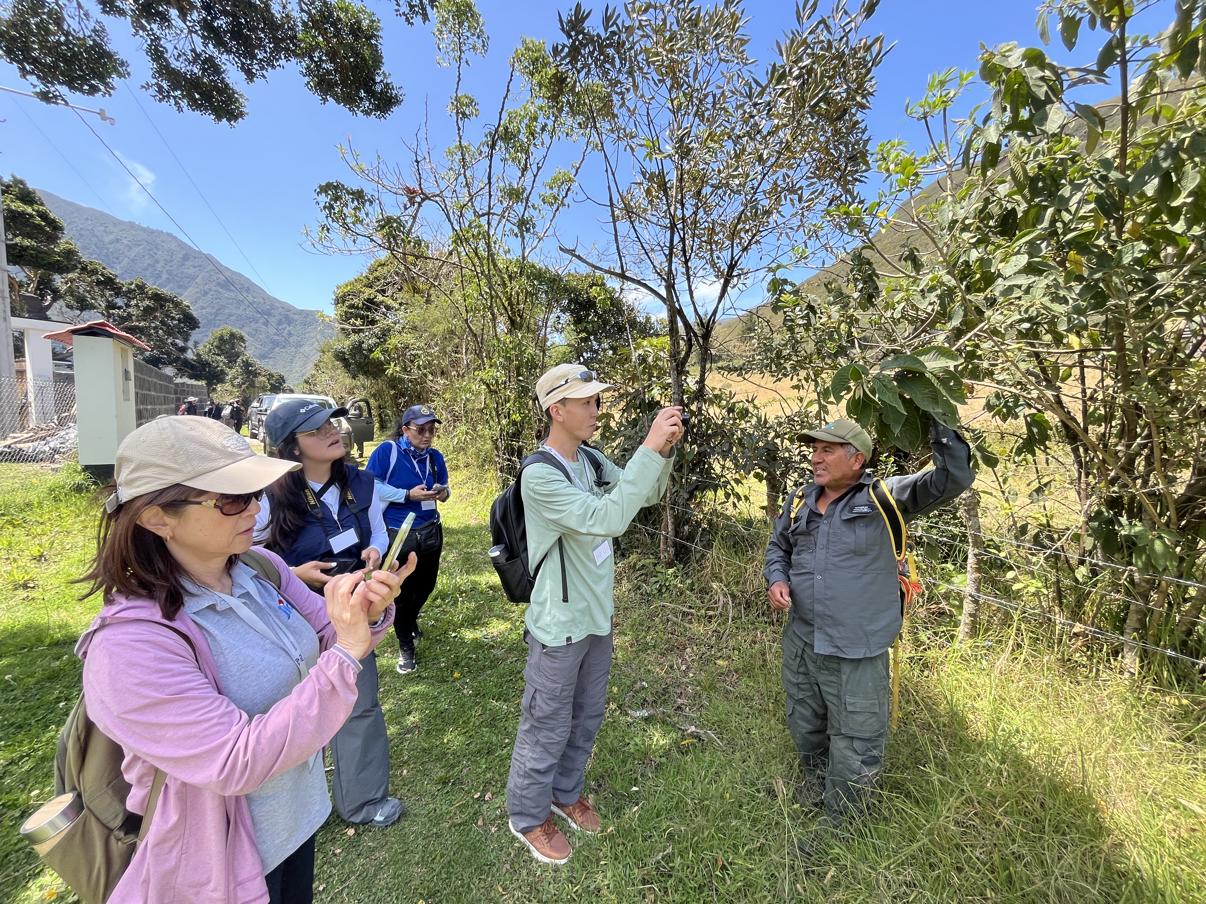 ガイドウォークの様子