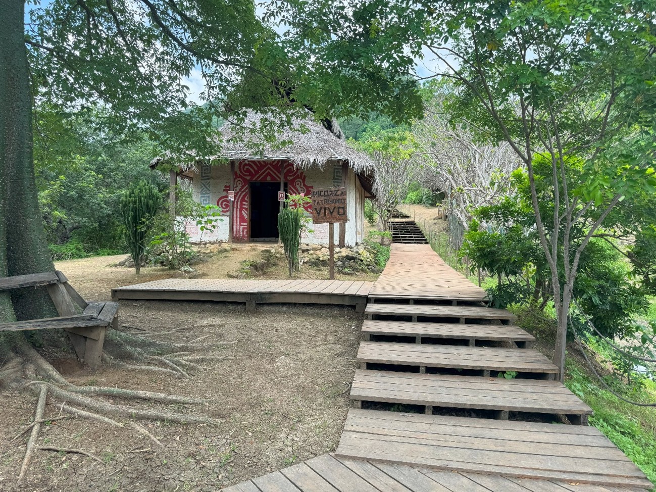 遺跡公園の散策路