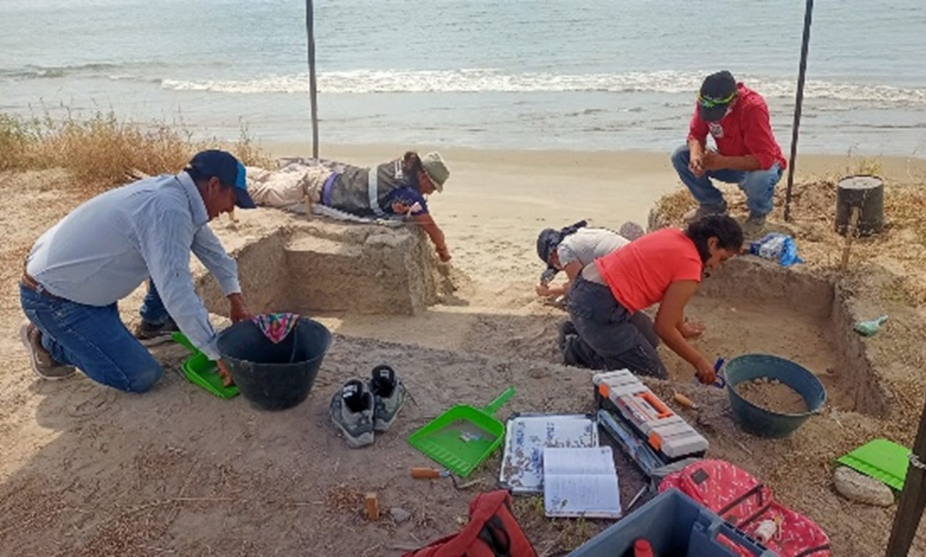 バルサマラグア遺跡での考古学的な学術発掘調査