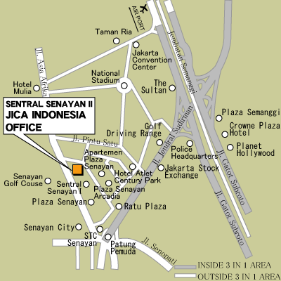 インドネシア事務所地図