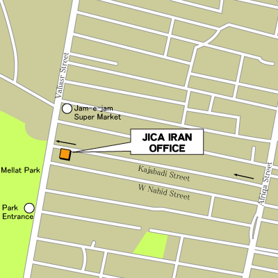 イラン事務所地図