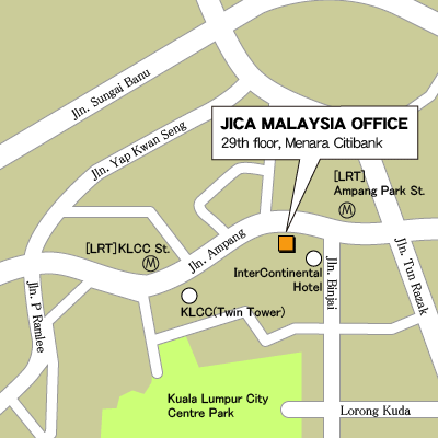 マレーシア事務所地図