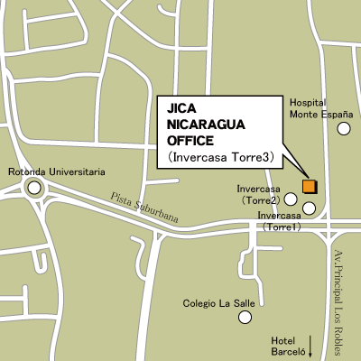 ニカラグア事務所地図