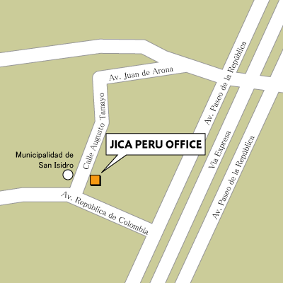 ペルー事務所地図