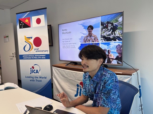 同じ地域で活動するコミュニティ開発隊員の取り組み(JICA PNG事務所HP)