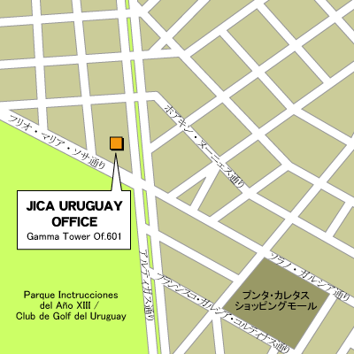 ウルグアイ支所地図