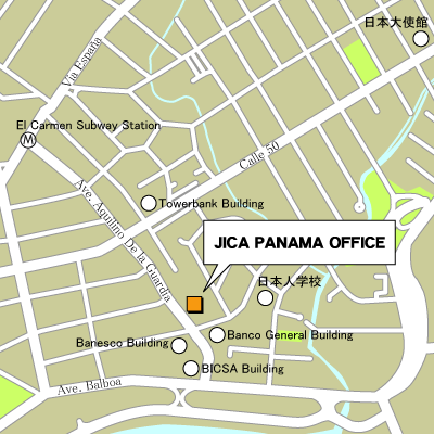 パナマ事務所地図