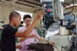 Teaching an industrial technology student from a state university in Cavite how to operate machine tools