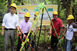 Japan funds irrigation project in Quezon<br><br />
<br />
Lopez, Quezon – Japan International Cooperation Agency (JICA) Chief Representative Takahiro Sasaki (leftmost), Department of Agrarian Reform Undersecretary (DAR) Jerry Pacturan (2nd from left), and Mayor Isaias Ubana II (2nd from right) led the groundbreaking ceremonies of the Sto. Nino Pump Irrigation in Lopez, Quezon under the Agrarian Reform Infrastructure Support Project Phase III (ARISP III). Once completed, the irrigation project will irrigate more than 46 hectares of rice paddies in the area. Through ARISP III, JICA aims to build or rehabilitate, among others, 111 irrigation facilities, build 677-kilometers of farm-to-market roads and 81 potable water sources, as well as boost connectivity of agrarian reform communities by establishing 54 viable agribusiness federations.