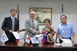 "Bayanihan Spirit": Japan's assistance to Bohol<br><br />
<br />
Japan, through the Embassy of Japan in the Philippines and the Japan International Cooperation Agency (JICA), vowed continued assistance to the victims of the Bohol earthquake.  (From left to right) JICA Chief Representative in the Philippines Takahiro Sasaki, Ambassador Toshinao Urabe, Department of Social Welfare and Development Secretary Dinky Soliman, and DSWD Disaster Reduction and Response Operations Division Chief Roel Montesa signed the Deed of Donation for the relief items amounting to 38 million Yen.<br />
JICA is distributing the temporary shelter relief items to Bohol this week and said they will continue to share Japan's expertise and experience on earthquake monitoring and building resiliency with the Philippines through the Philippine Institute of Volcanology and Sesismology (PHIVOLCS), and the Department of Public Works and High Ways (DPWH).     <br />
