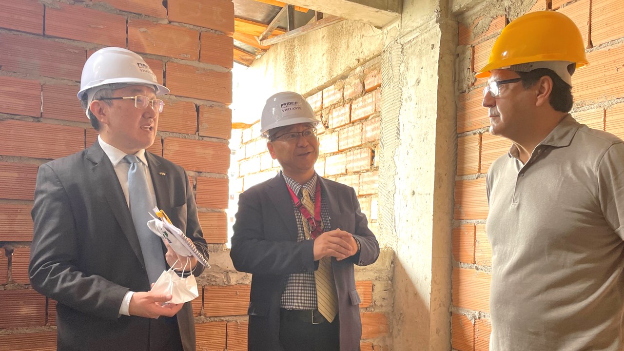 Visita técnica a obra de apartamento residencial em Belo Horizonte.