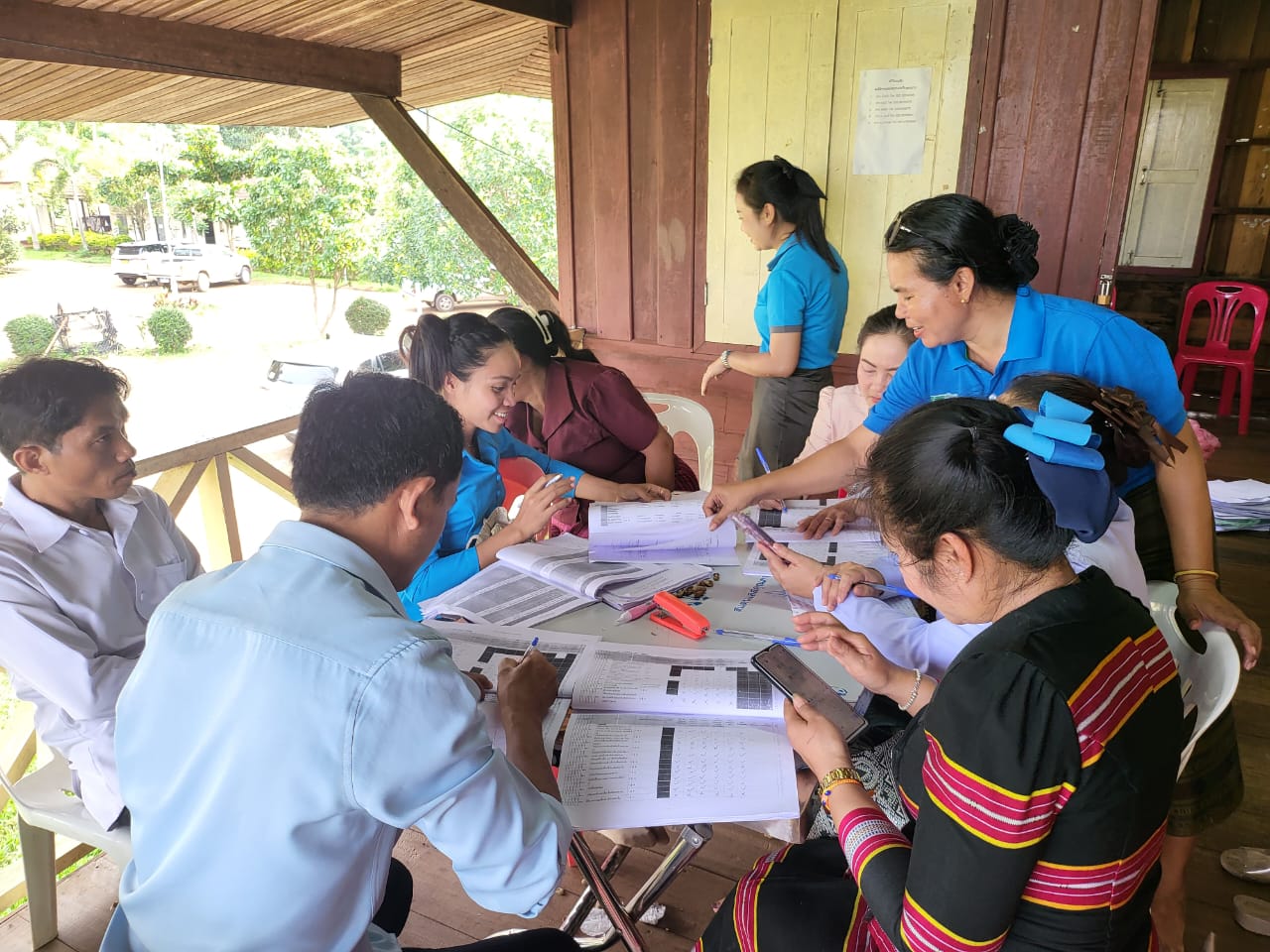 Assessor training at district in Sekongk