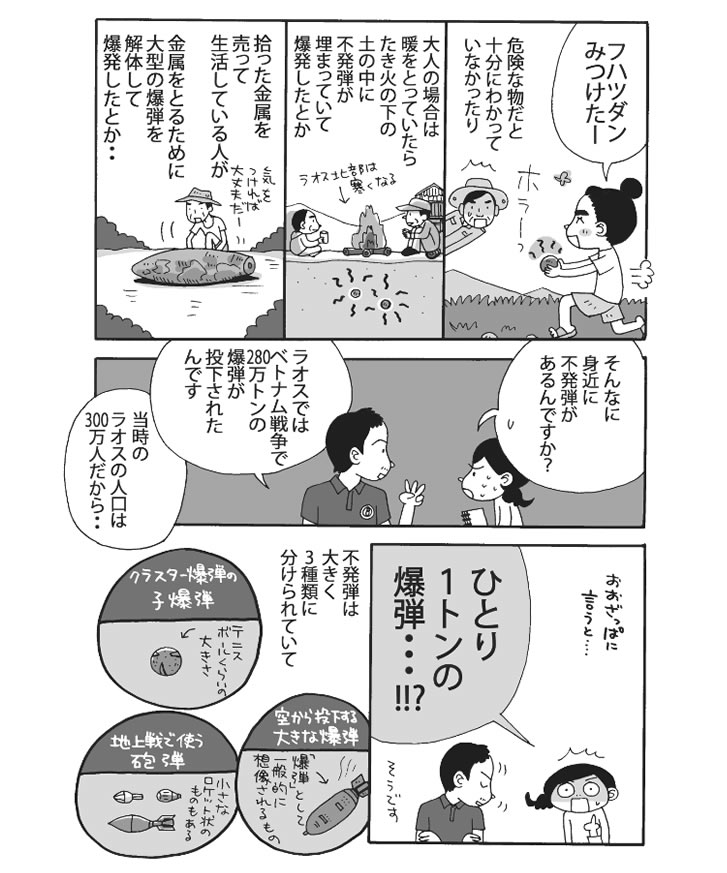 2 戦争のあとに残るもの ラオスの不発弾 広報誌 パンフレット マンガ Jicaについて Jica 2 戦争のあとに残るもの ラオスの不発弾 広報誌 パンフレット マンガ Jicaについて Jica