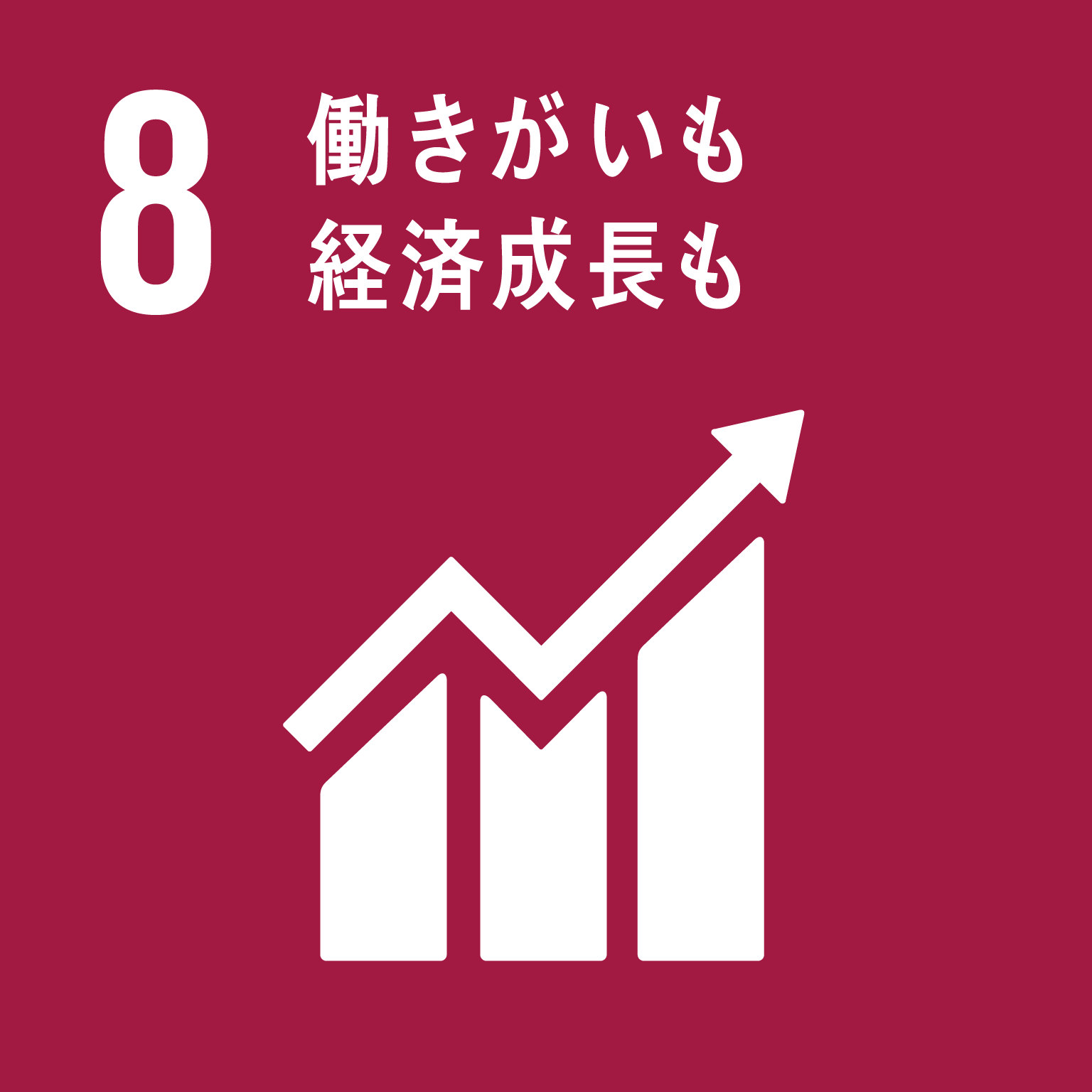 【SDGsロゴ】働きがいも経済成長も