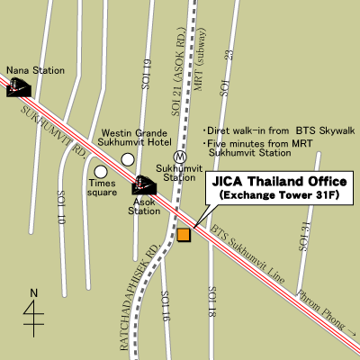 タイ事務所地図