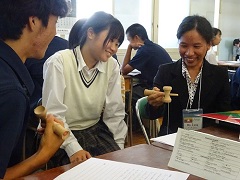 【報告】研修員の学校訪問～藤代高等学校1年生～