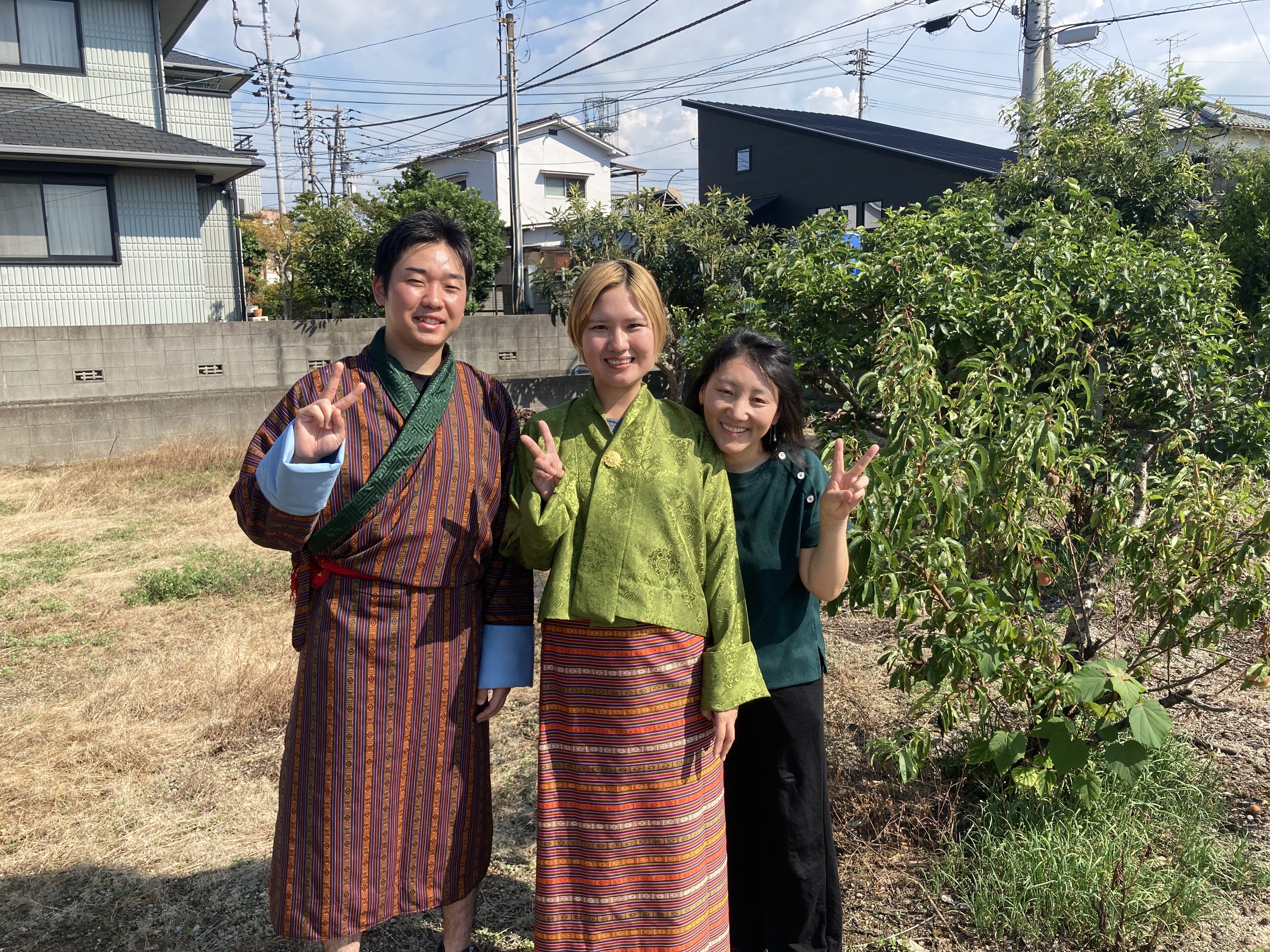 民族衣装をきさせていただきました！