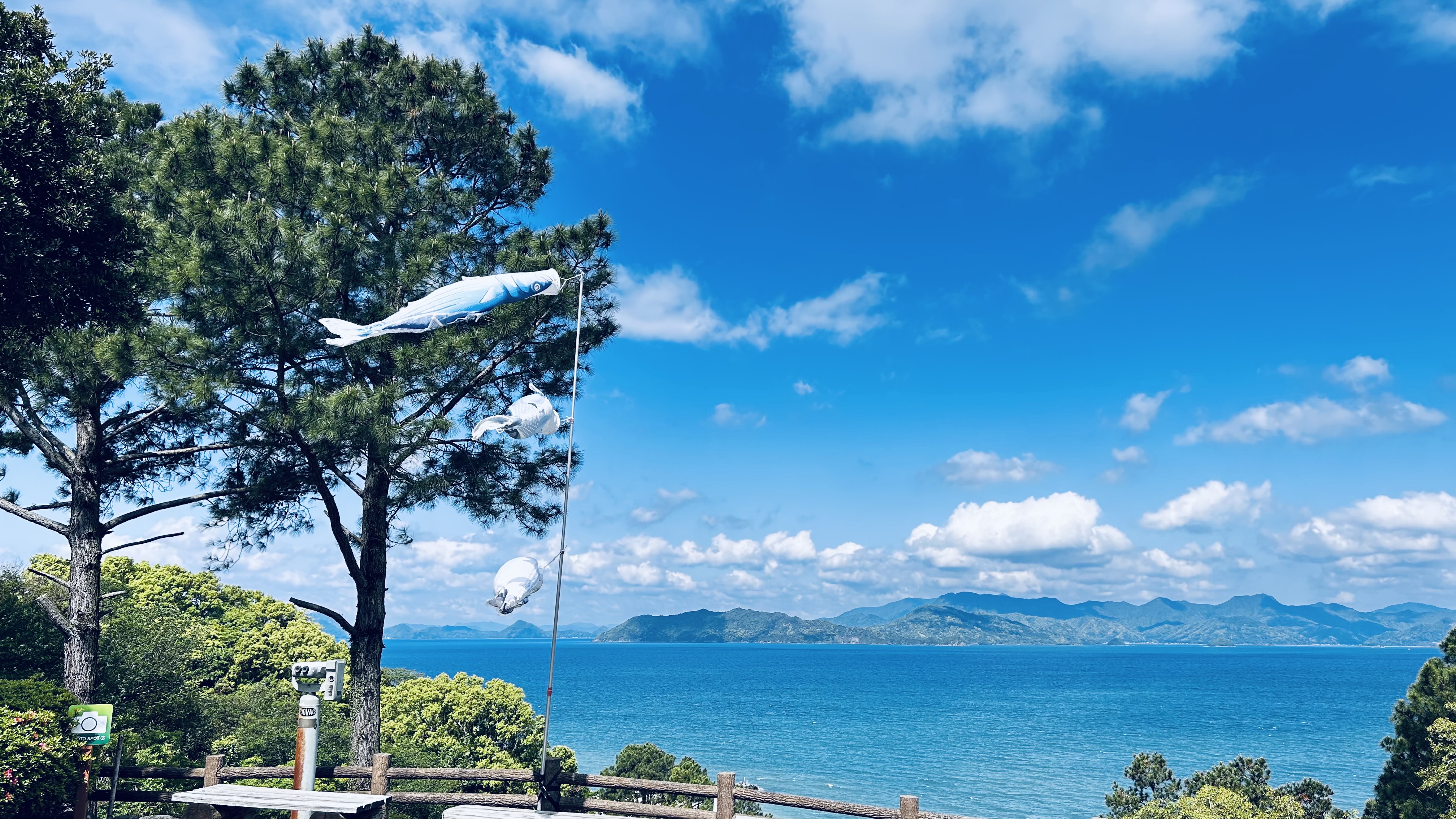 御立岬公園美しい景色