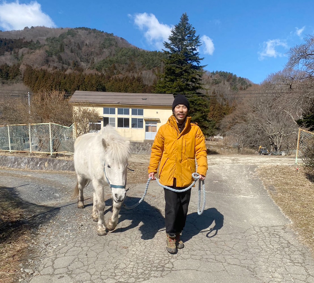 引馬の様子