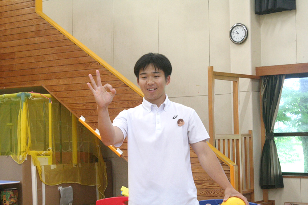 子ども園での運動教室