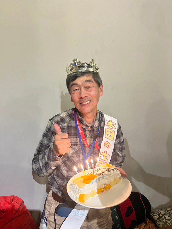 横瀬で迎えた誕生日 温かい祝福に迎えられて