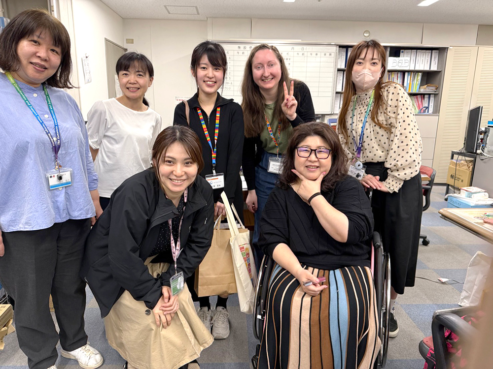 最終日に会館職員のみなさんと