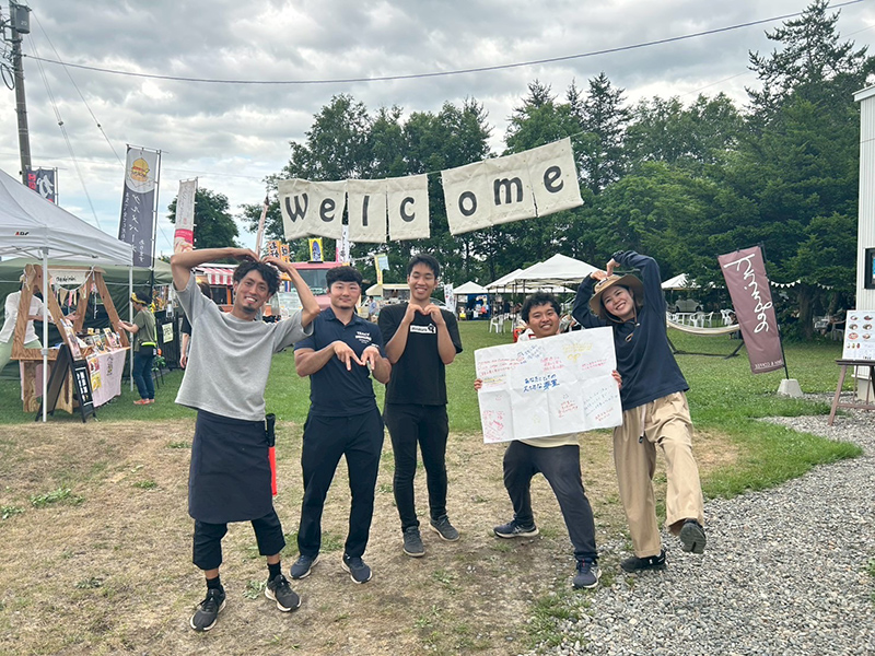 マルシェでイベント開催