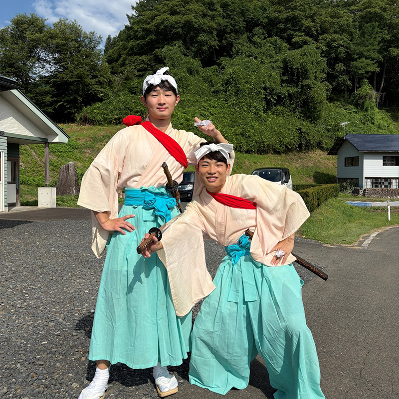 上宮守神楽に参加