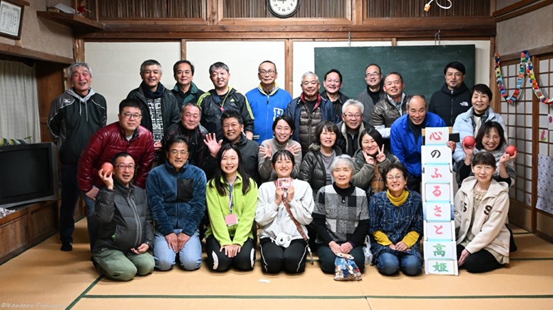 地域の方が開いてくださった壮行会