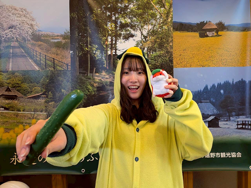 かっぱになりきり撮影！