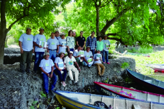 新環境・天然資源省大臣らとプロジェクトサイト訪問「エル・ホコタル湖」※写真2