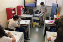 ブラジル人学校で週に２回行う「ソーニョ・プロジェクト」