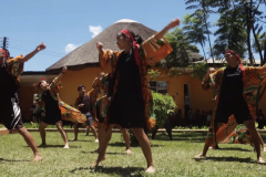 ソーラン隊の迫力ある踊り