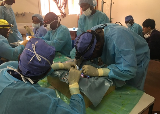 TICOによるザンビアザンビア大学病院心臓血管外科チーム養成授業