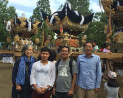 帰国後日本に技能実習生として来日したカンボジアの生徒を地元の祭りなどの行事に連れていった