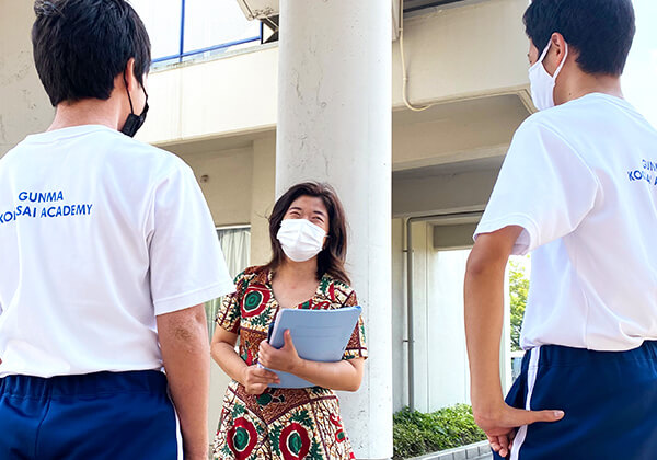 途上国の様子について生徒から相談を受けることも